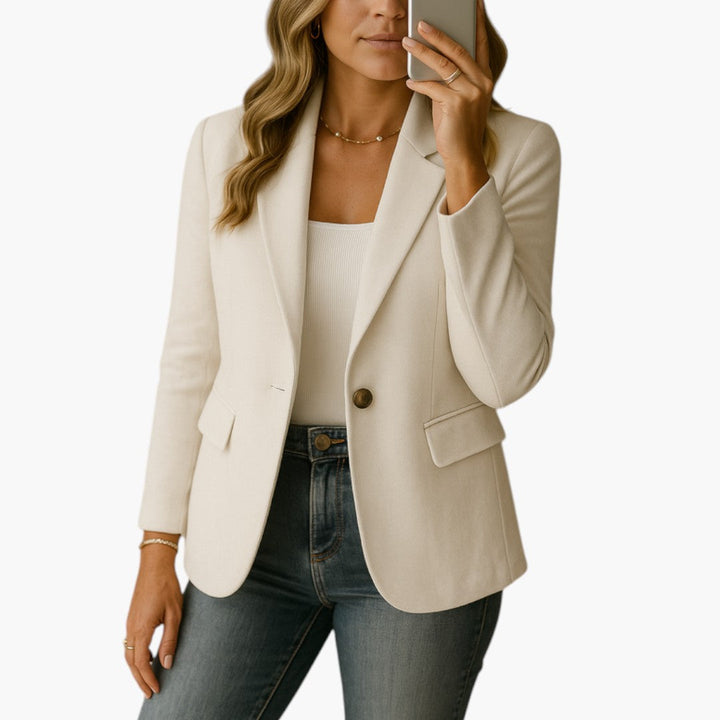 Dam Blazer | Elegant | Lång Ärm | Höst