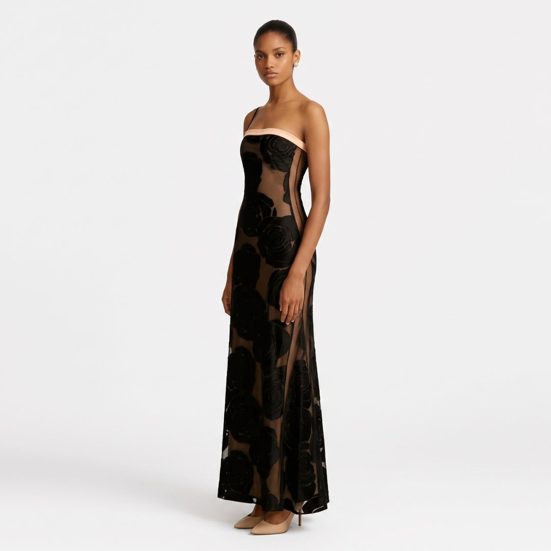 Dam Klänning | Elegant Slimfit | Strapless | Sommar