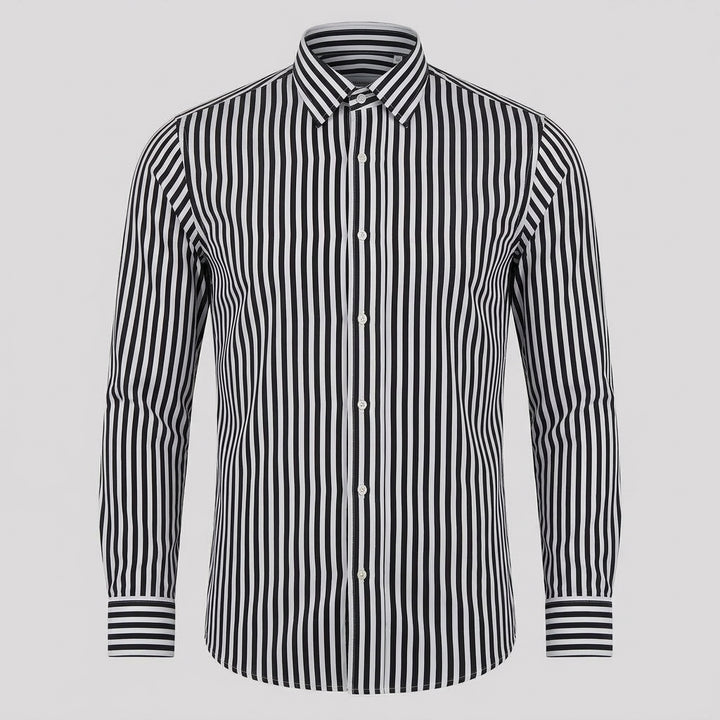 Herr Skjorta | Elegant | Med Knappar | Sommar