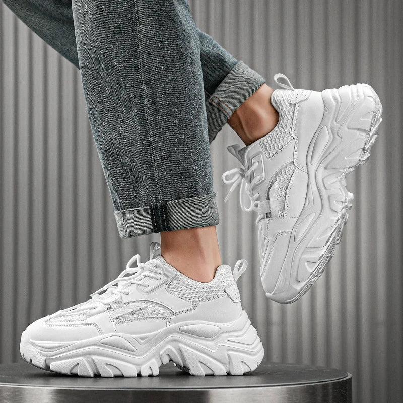 Herrsneakers | Sportig | Med Snörning | Chunky Sula