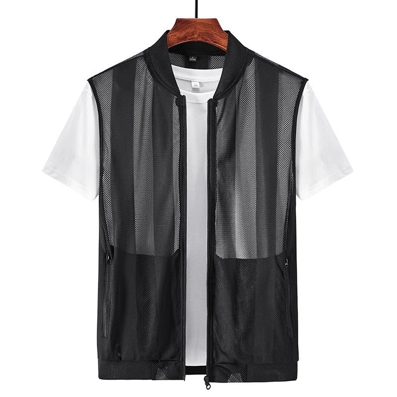 Herr Bodywarmer | Slimfit | Met Dragkedja | Sommar