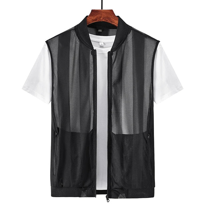 Herr Bodywarmer | Slimfit | Met Dragkedja | Sommar