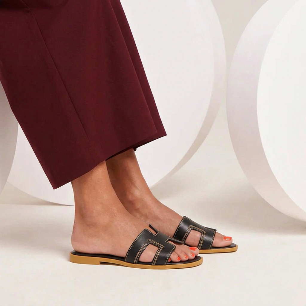 Sandaler för Dam | Eleganta | Öppen Tå | Slip-On