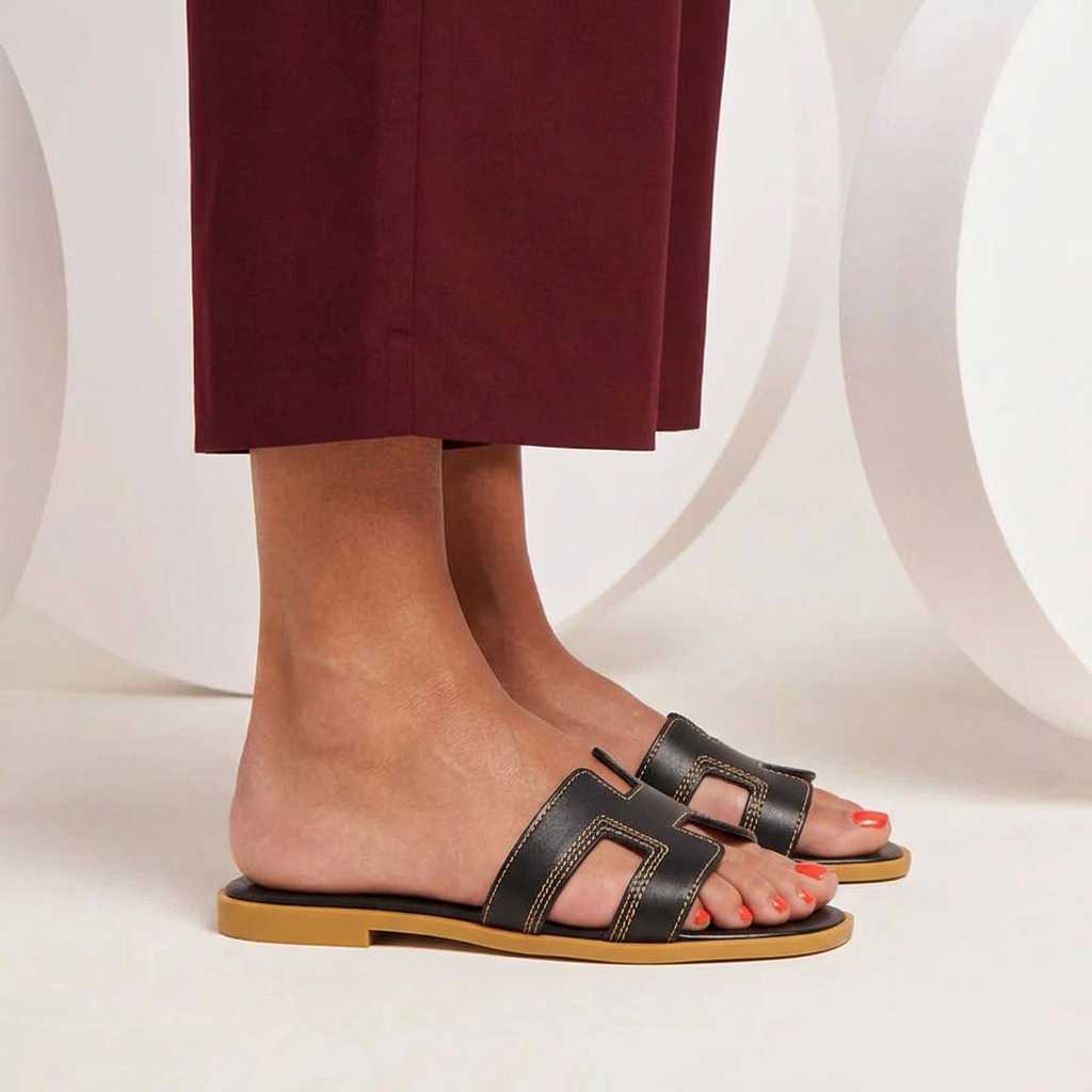 Sandaler för Dam | Eleganta | Öppen Tå | Slip-On