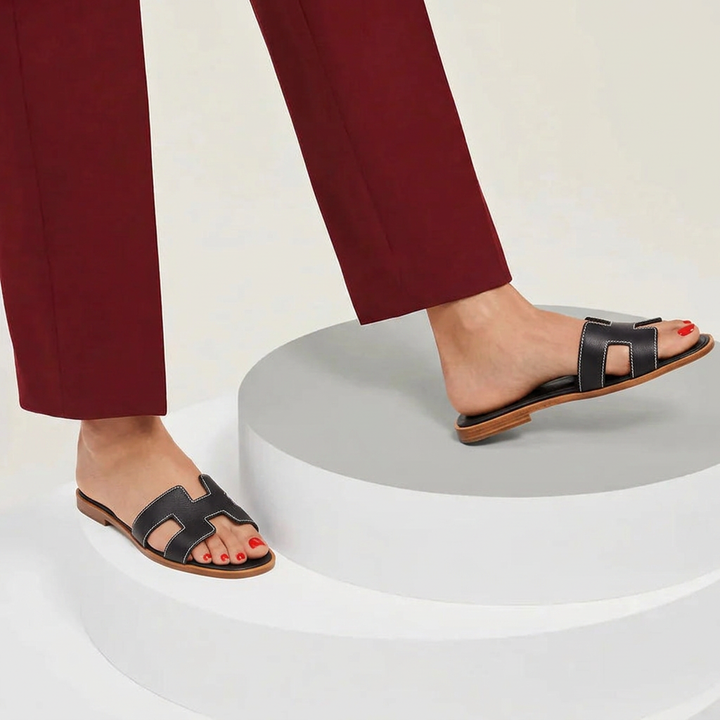 Sandaler för Dam | Eleganta | Öppen Tå | Slip-On