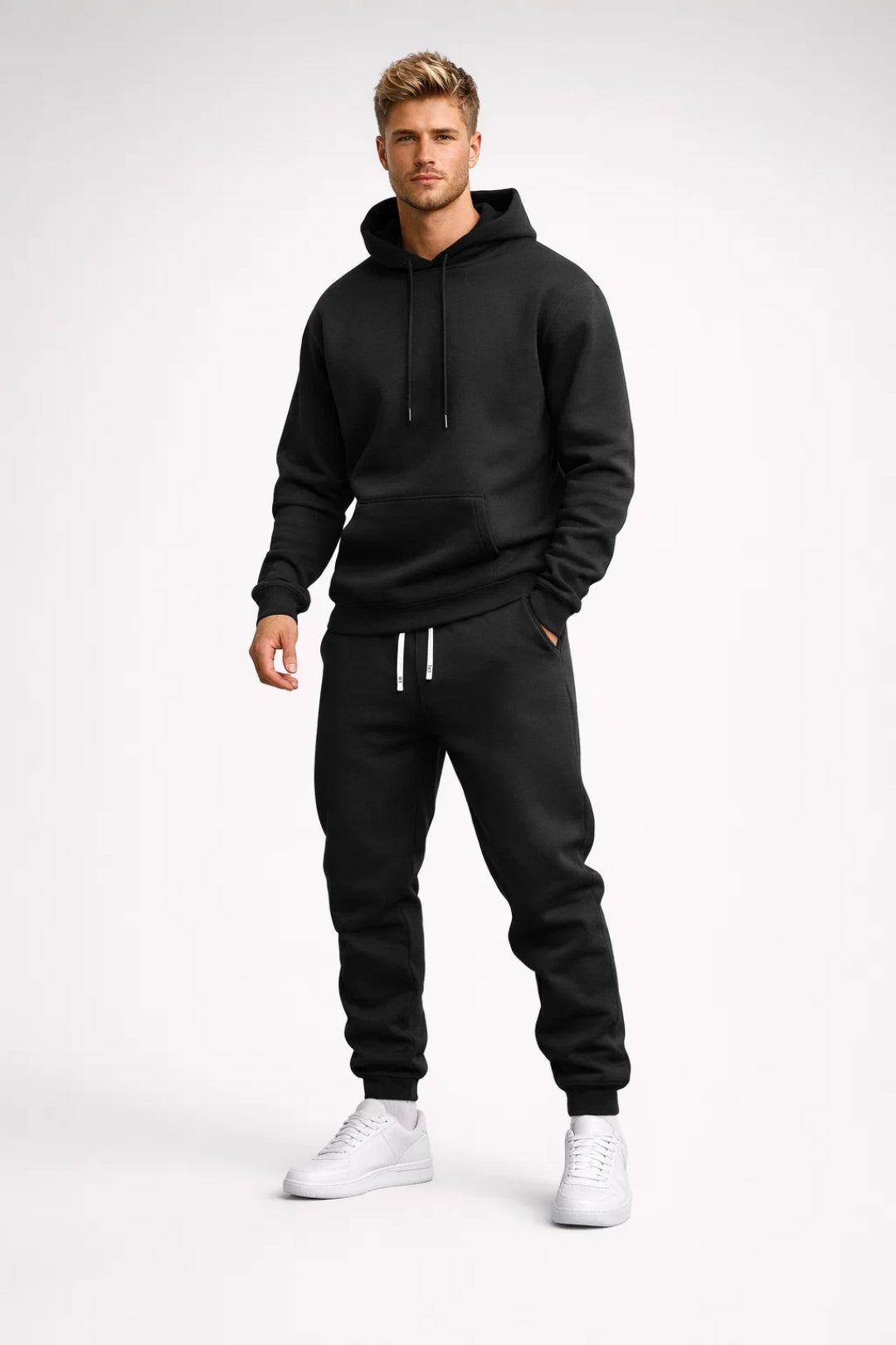 Herr Set | Oversized Casual | Med Huva | Komfort