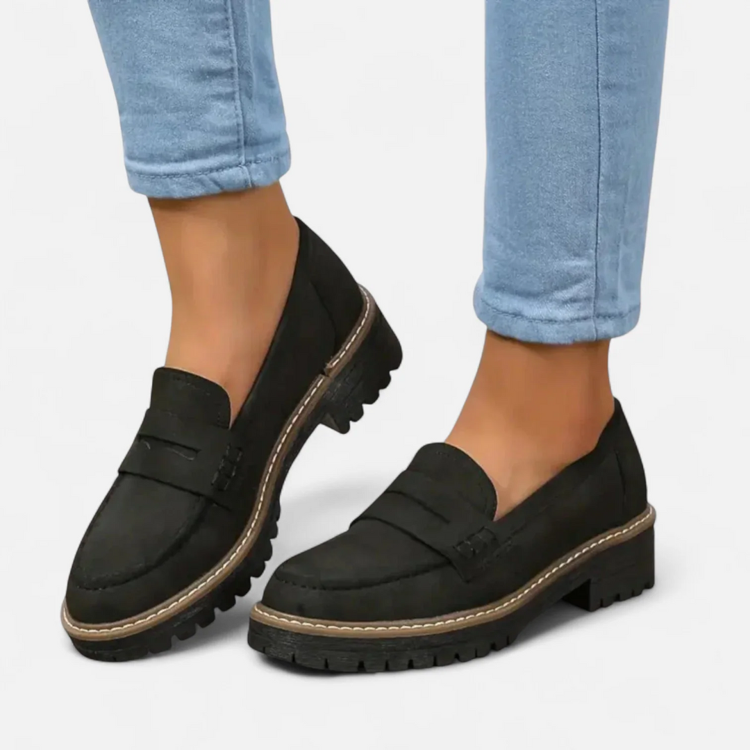 Dam Klassisk Komfort Mokasäng - Ergonomisk Design