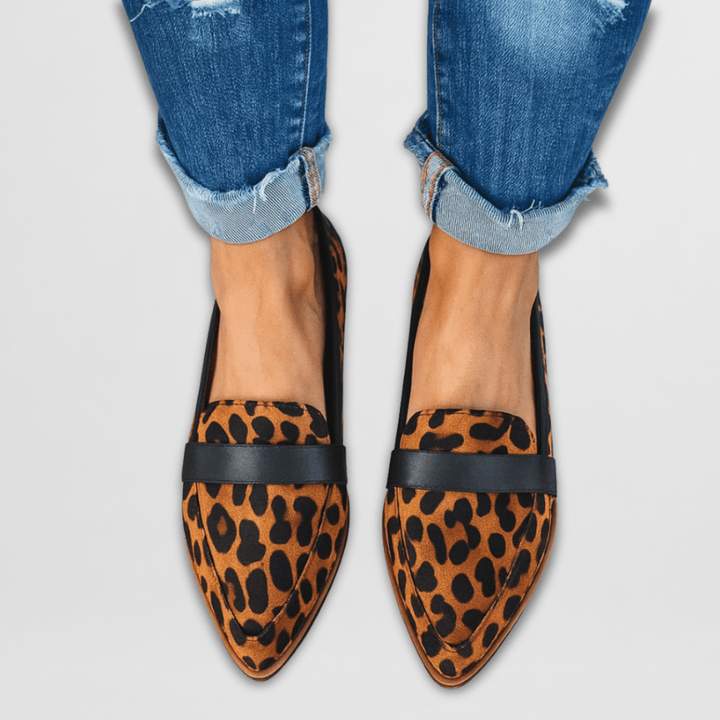Dam Loafers i mjuk mocka - Ortopedisk komfort