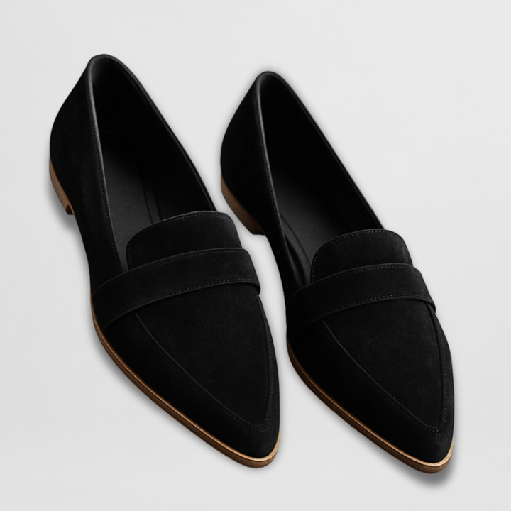 Dam Loafers i mjuk mocka - Ortopedisk komfort
