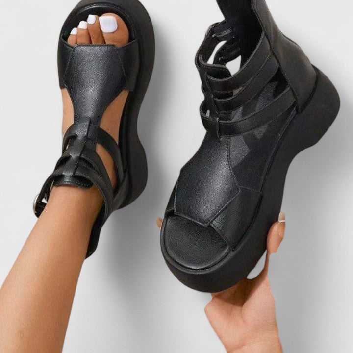 Dam ortopediska sandaler - Bågsupport och sommarkväll
