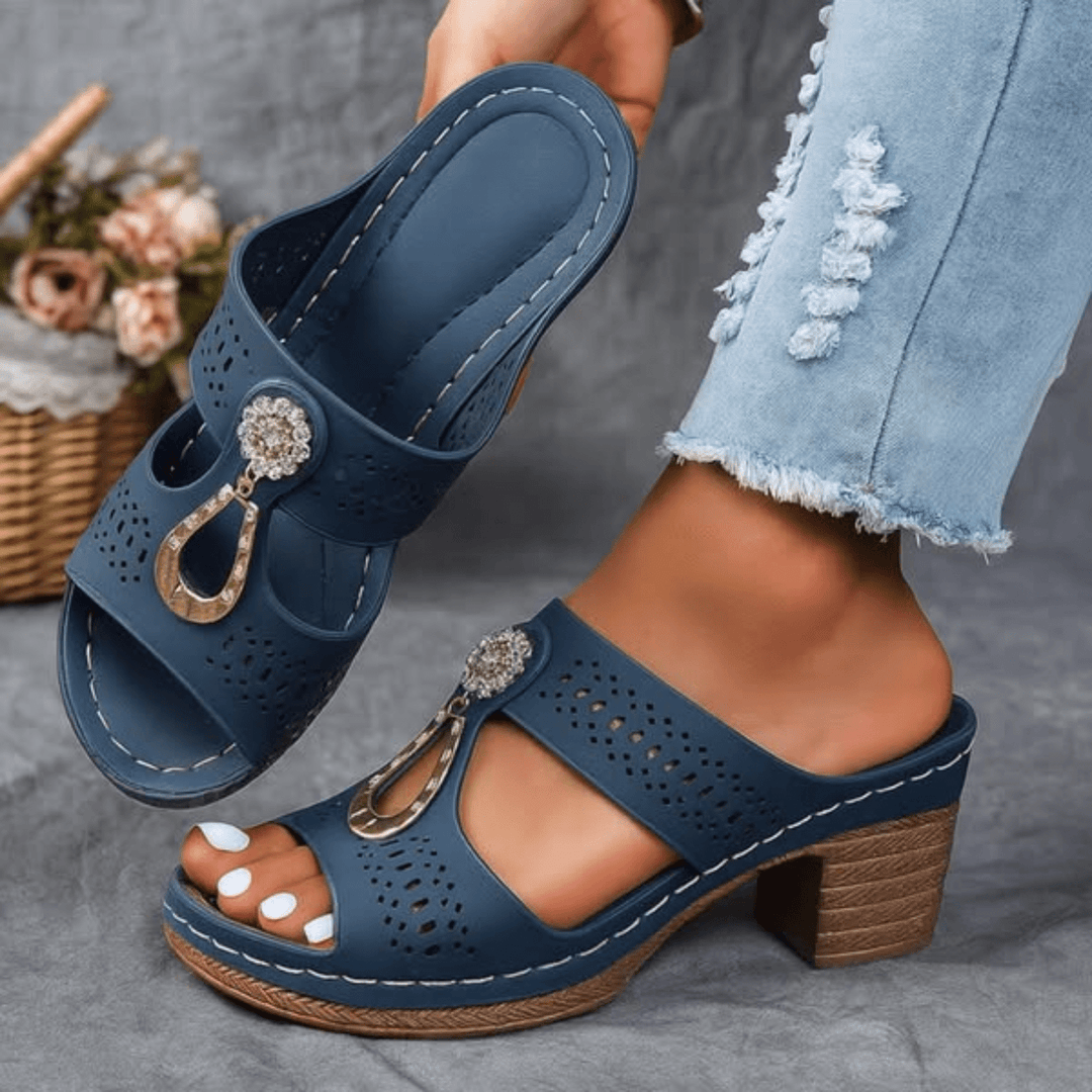Dam ortopediska sandaler - Elegant komfort
