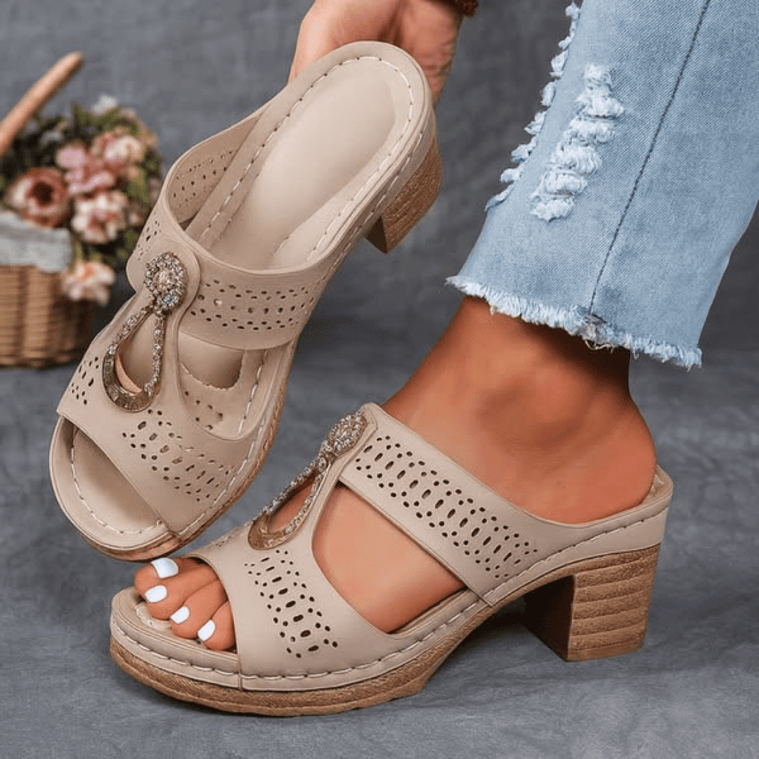 Dam ortopediska sandaler - Elegant komfort