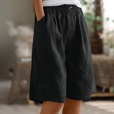 Dam Shorts | Elastisk midja | Knälängd | Sommar