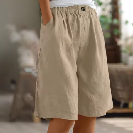 Dam Shorts | Elastisk midja | Knälängd | Sommar