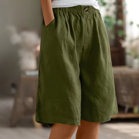 Dam Shorts | Elastisk midja | Knälängd | Sommar