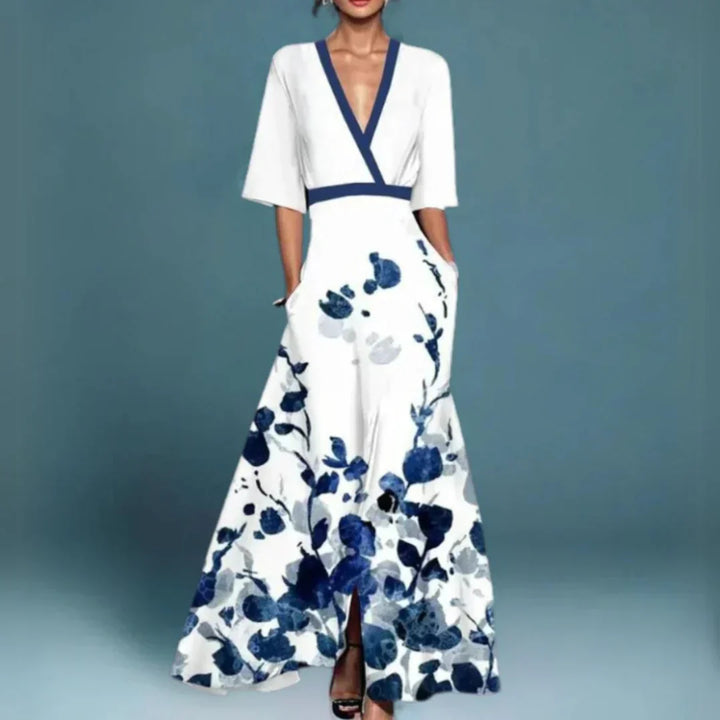Dams Klänning | Maxi | Blommig | Sommar