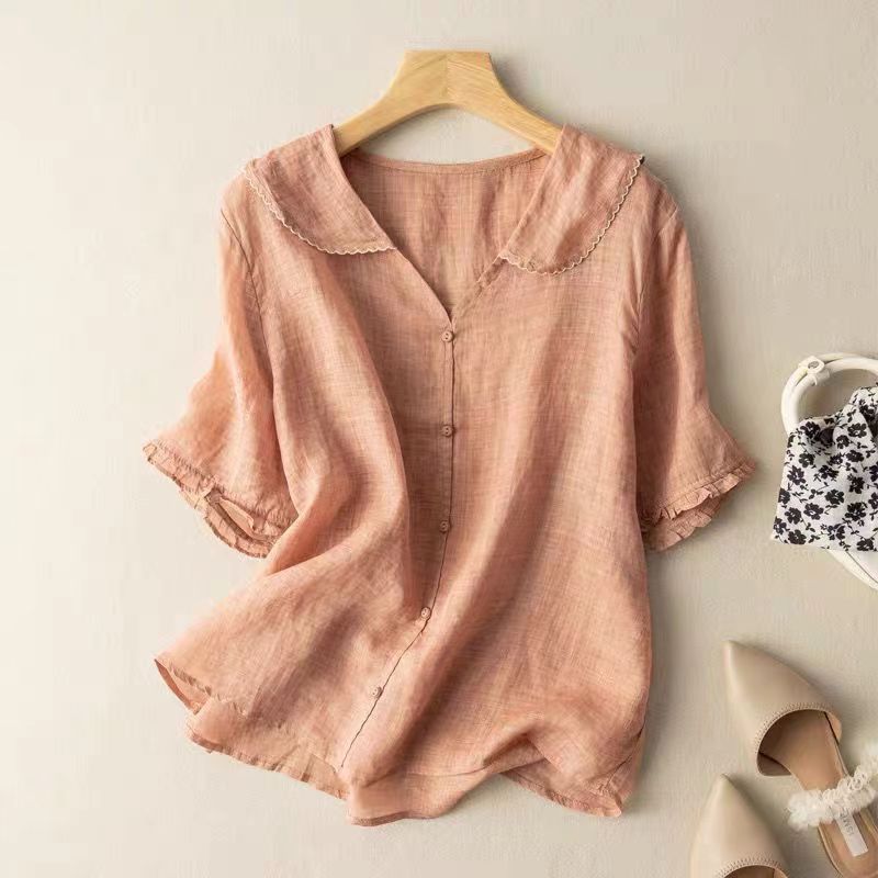 Dams Blus | Elegant | Knappar | Sommar