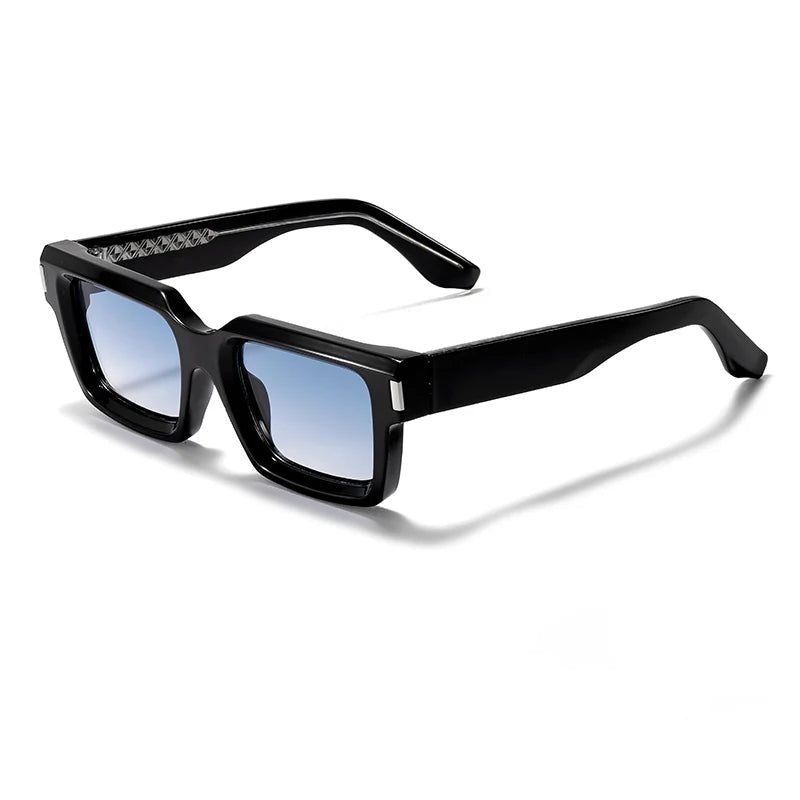 Herr Solglasögon | Fyrkantig Ram | Urban Stil | Sommar