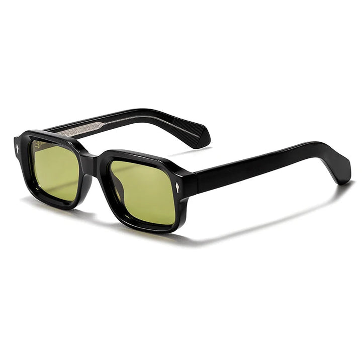 Herr Glasögon | Fyrkantig Ram | Retro Stil | Sommar