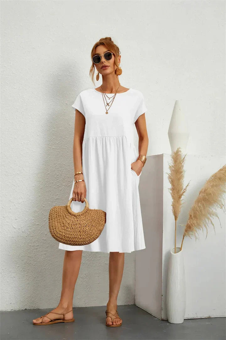 Dam Klänning | Kortärm | Casual | Sommar