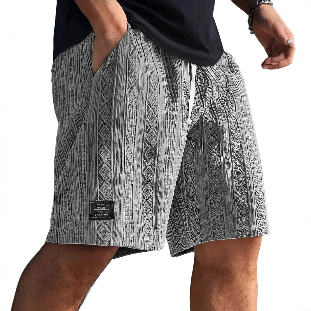 Herr Shorts | Retro | Elastisk Midja | Sommar