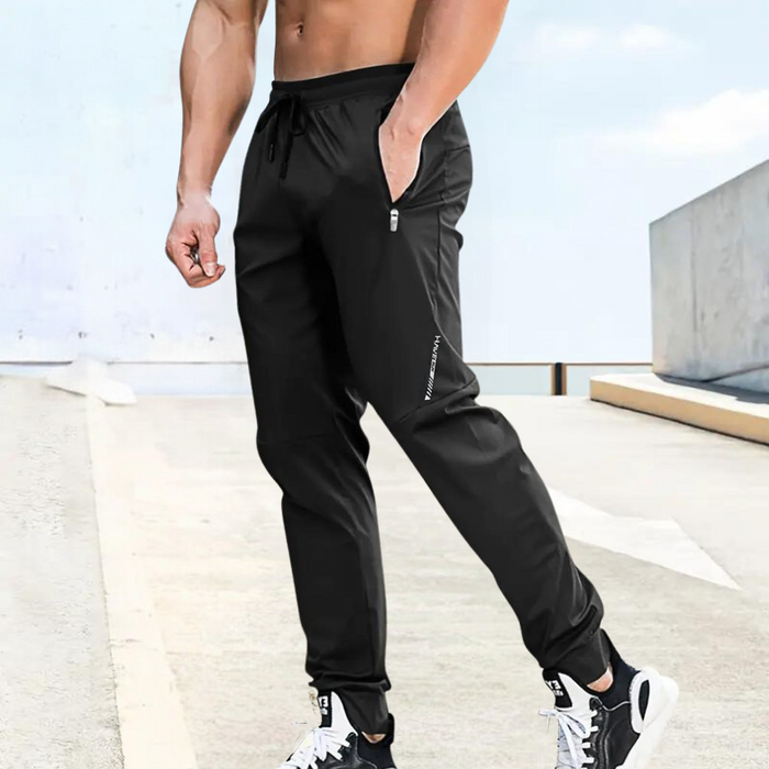 Herr Joggers | Tapered | Med Dragkedja | Sommar