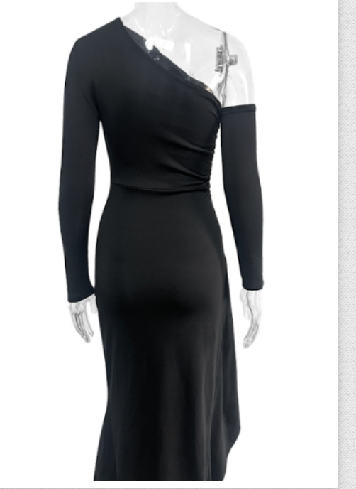 Dam Klänning | Elegant | One Shoulder | Sommar