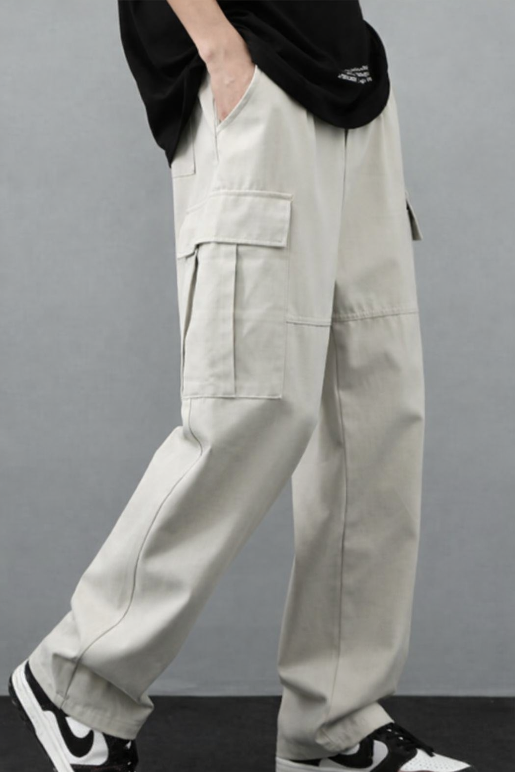Herr Cargo Byxor | Straight | Med Fickor | Sommar