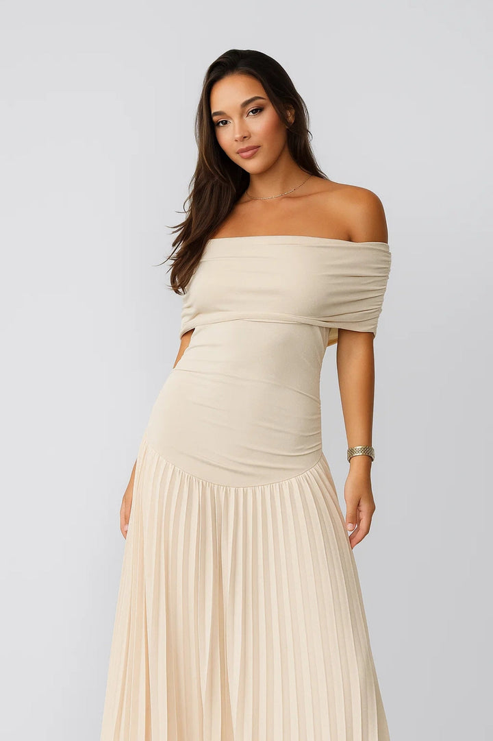 Dam Klänning | Elegant | Plisserad | Sommar