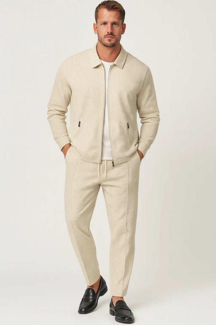 Herr Set | Elegant Slimfit | Dragkedja | Komfort