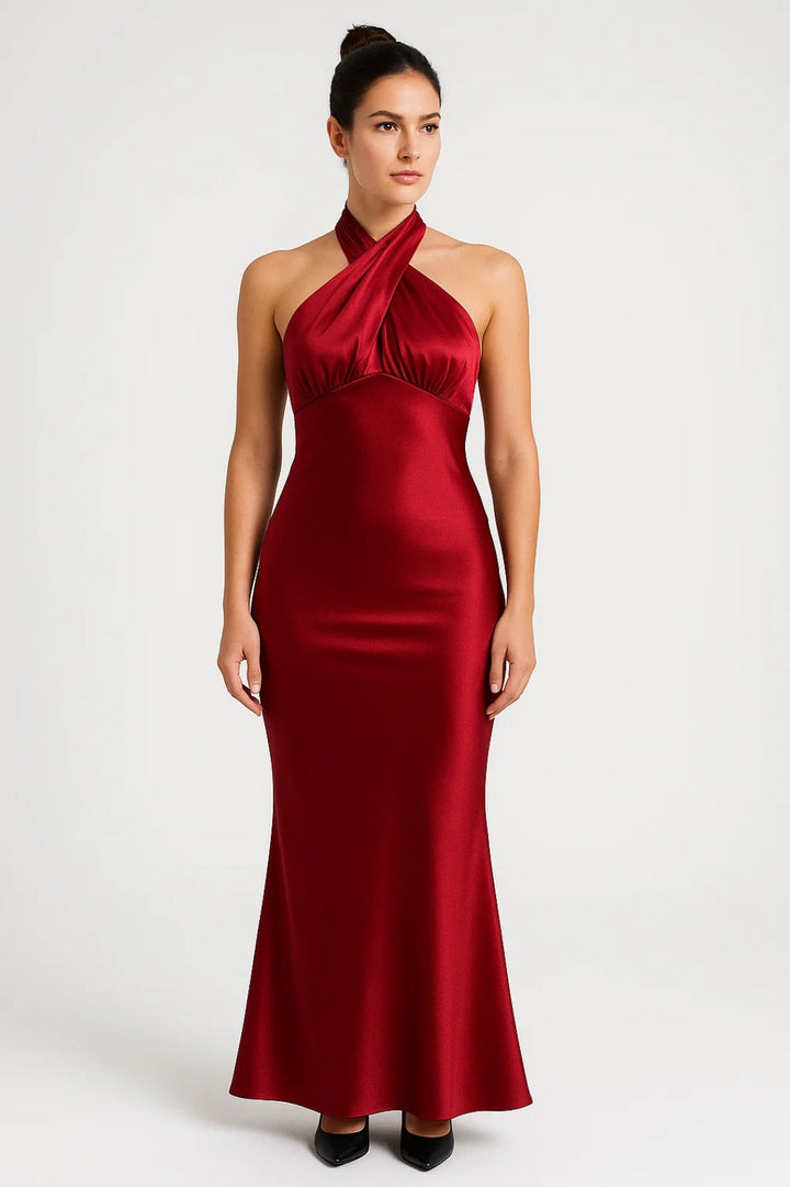 Damklänning | Elegant | Med halterneck | Sommar