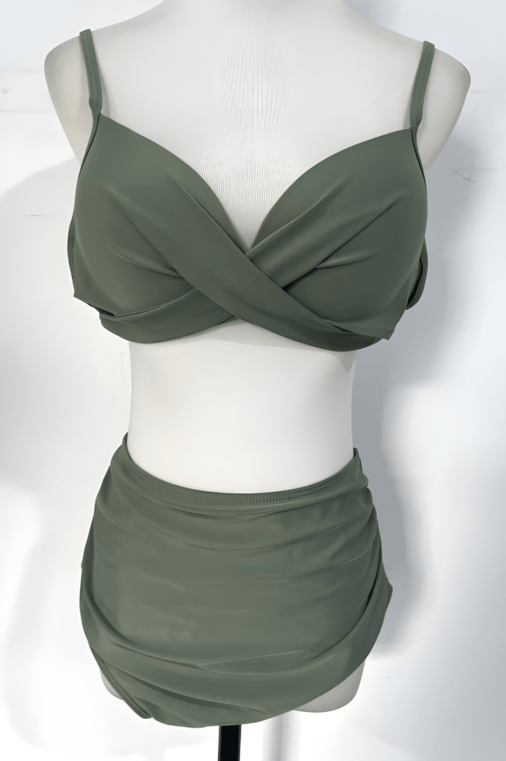 Dam Bikini | Hög Midja | Blommönster | Sommar