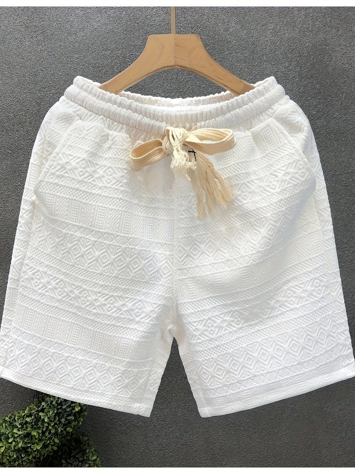 Herr Shorts | Relaxed Fit | Dragsko Midja | Sommar
