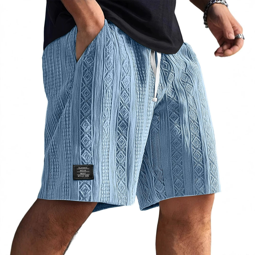 Herr Shorts | Retro | Elastisk Midja | Sommar