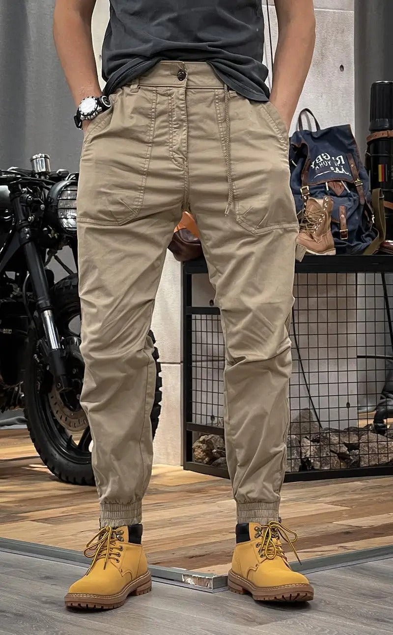 Herr Byxor | Cargo | Elastisk Midja | Sommar