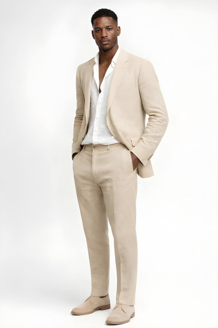 Herr Set | Elegant Slimfit | Med Knappar | Sommar