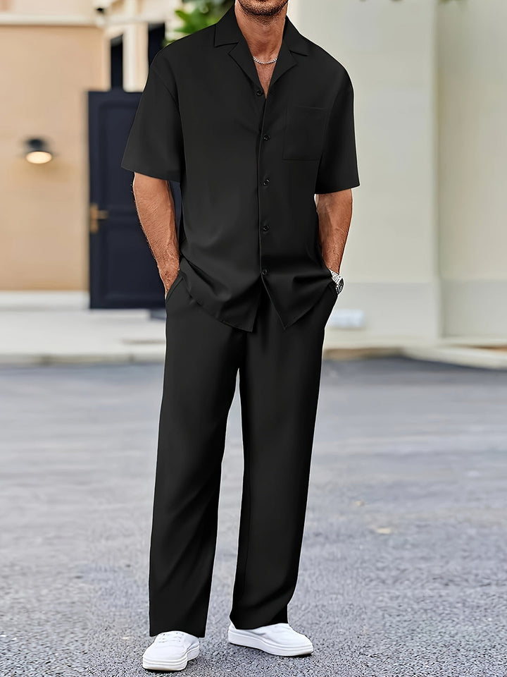 Herr Set | Elegant | Korta Ärm | Sommar