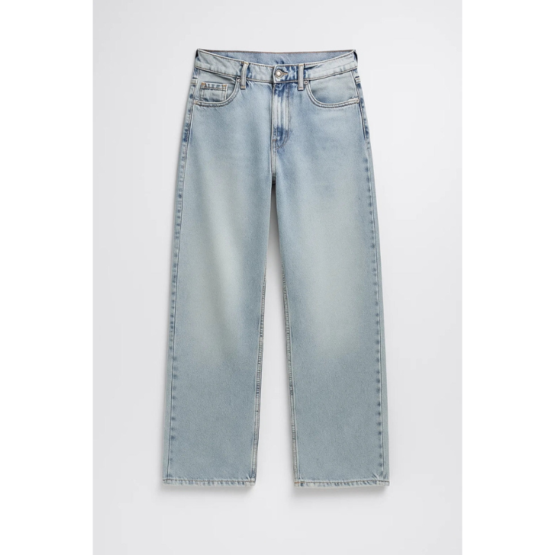 Damjeans | Rak Passform och Hög Midja | Dam Kläder