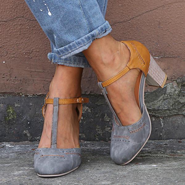 Dam Skor | T-rem Klack | Elegant | Sommar