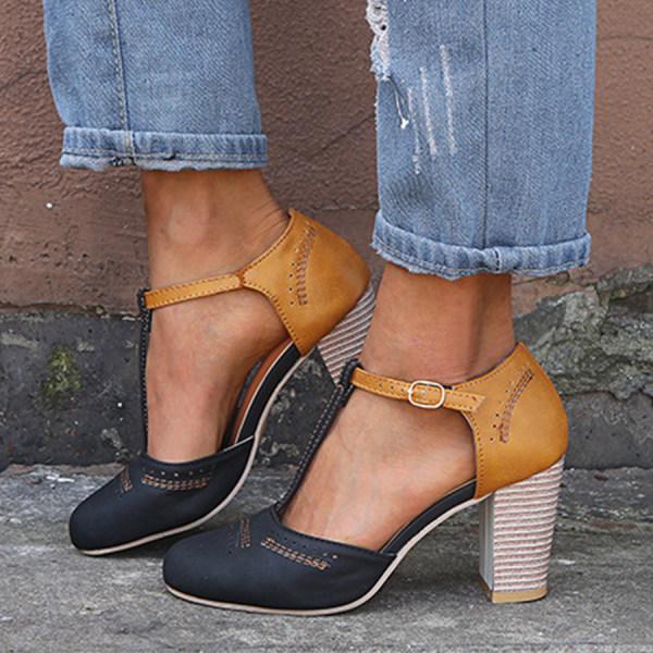 Dam Skor | T-rem Klack | Elegant | Sommar