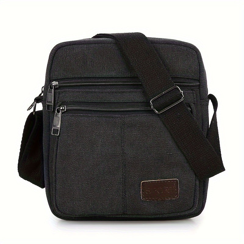 Herr Väska | Minimalistisk Casual | Med Dragkedja | Året Runt