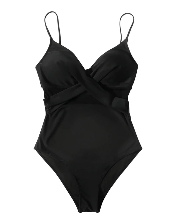 Dam Baddräkt | Elegant | Djup V-ringning | Sommar