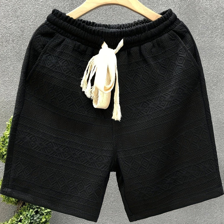 Herr Shorts | Relaxed Fit | Dragsko Midja | Sommar