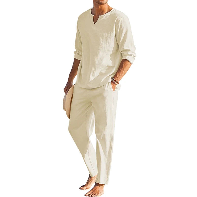 Herr Set | Oversized | Lång Ärm | Sommar