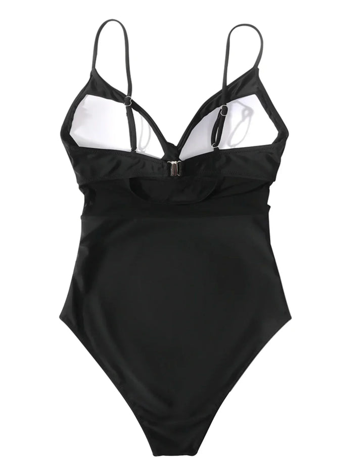Dam Baddräkt | Elegant | Djup V-ringning | Sommar