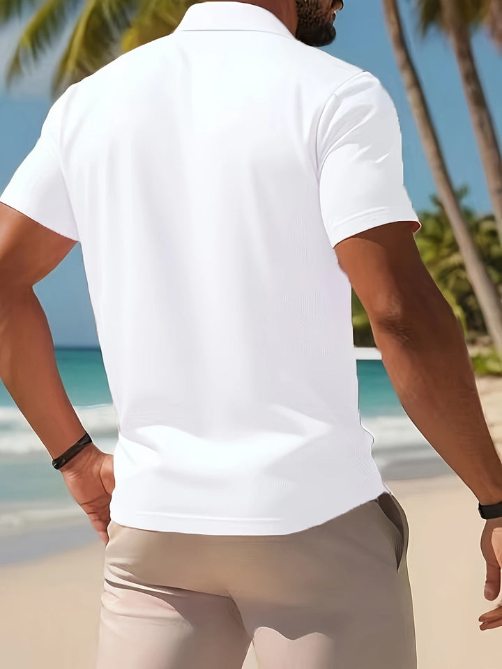 Herr Piké | Slimfit | Kort Ärm | Klassisk Krage | Sommar