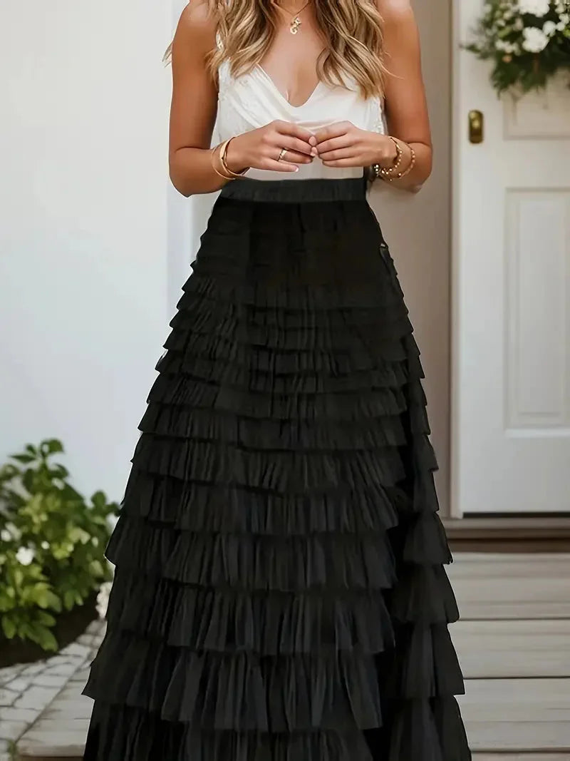Dam Kjol | Elegant | Volangdesign | Sommar