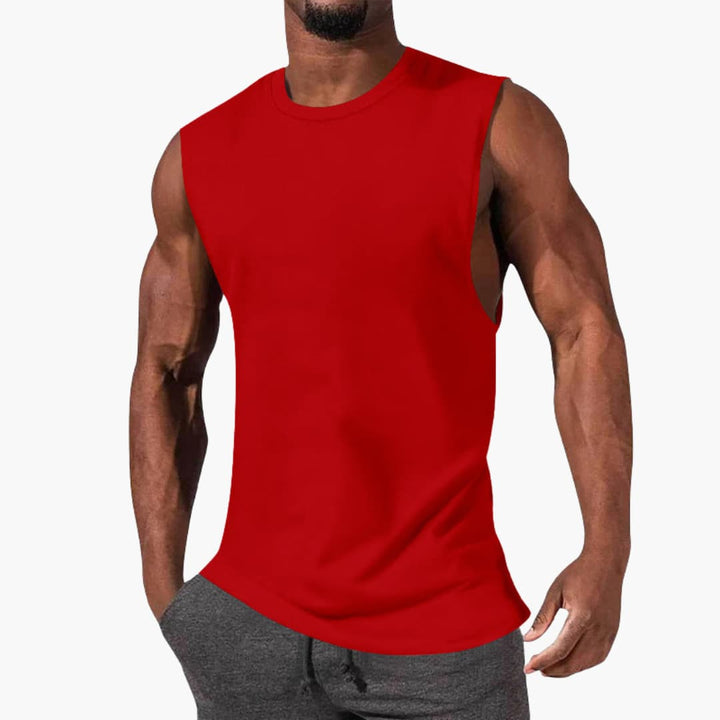 Herr Tanktop | Slim Fit | Ärmlös | Sommar