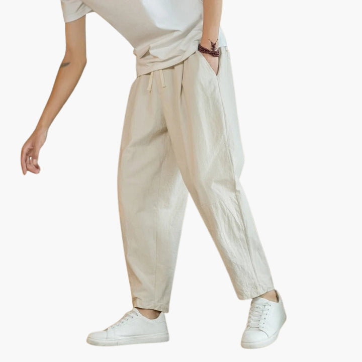 Herr Byxor | Vida Ben | Elastisk Midja | Sommar