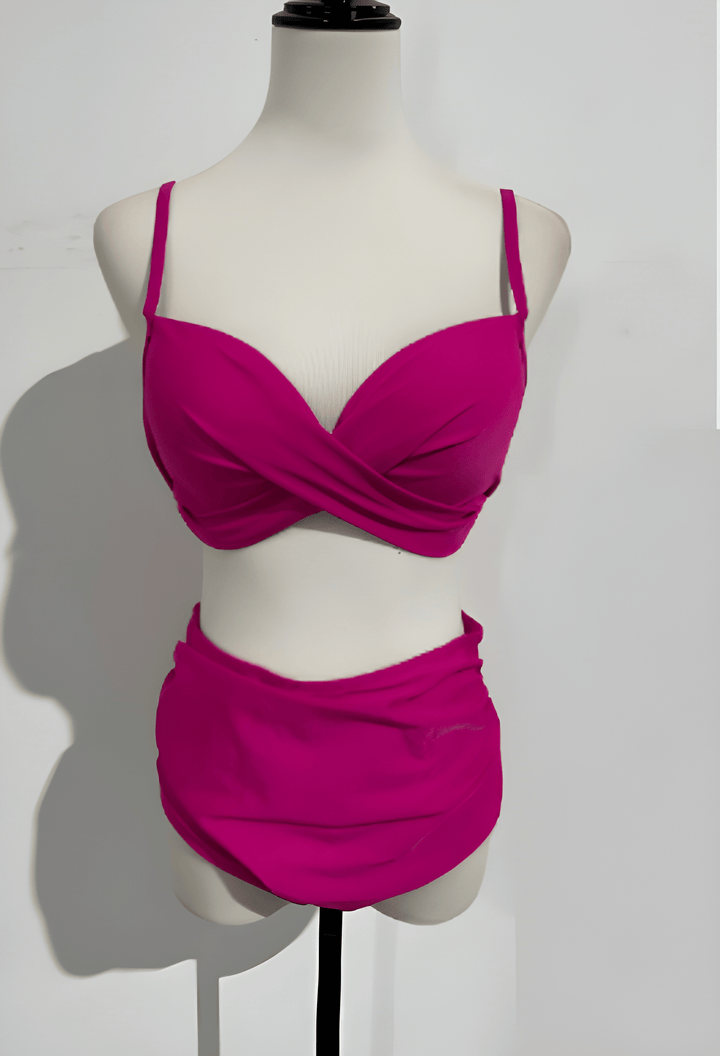 Dam Bikini | Hög Midja | Blommönster | Sommar